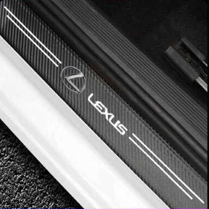 ( 9PCS )Carbon Car Door Sills Stickers