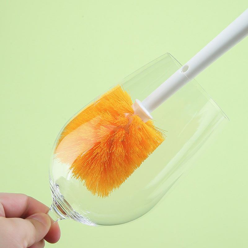 Multifunctional Five-in-one Cup Brush Long Handle Kitchen Gadgets