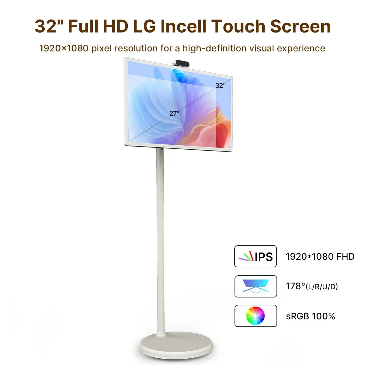 Portable Stand with Android Screen