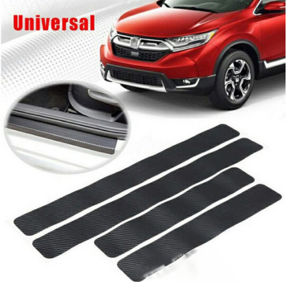 ( 9PCS )Carbon Car Door Sills Stickers