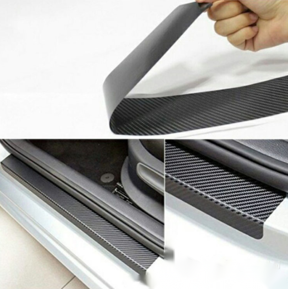 ( 9PCS )Carbon Car Door Sills Stickers