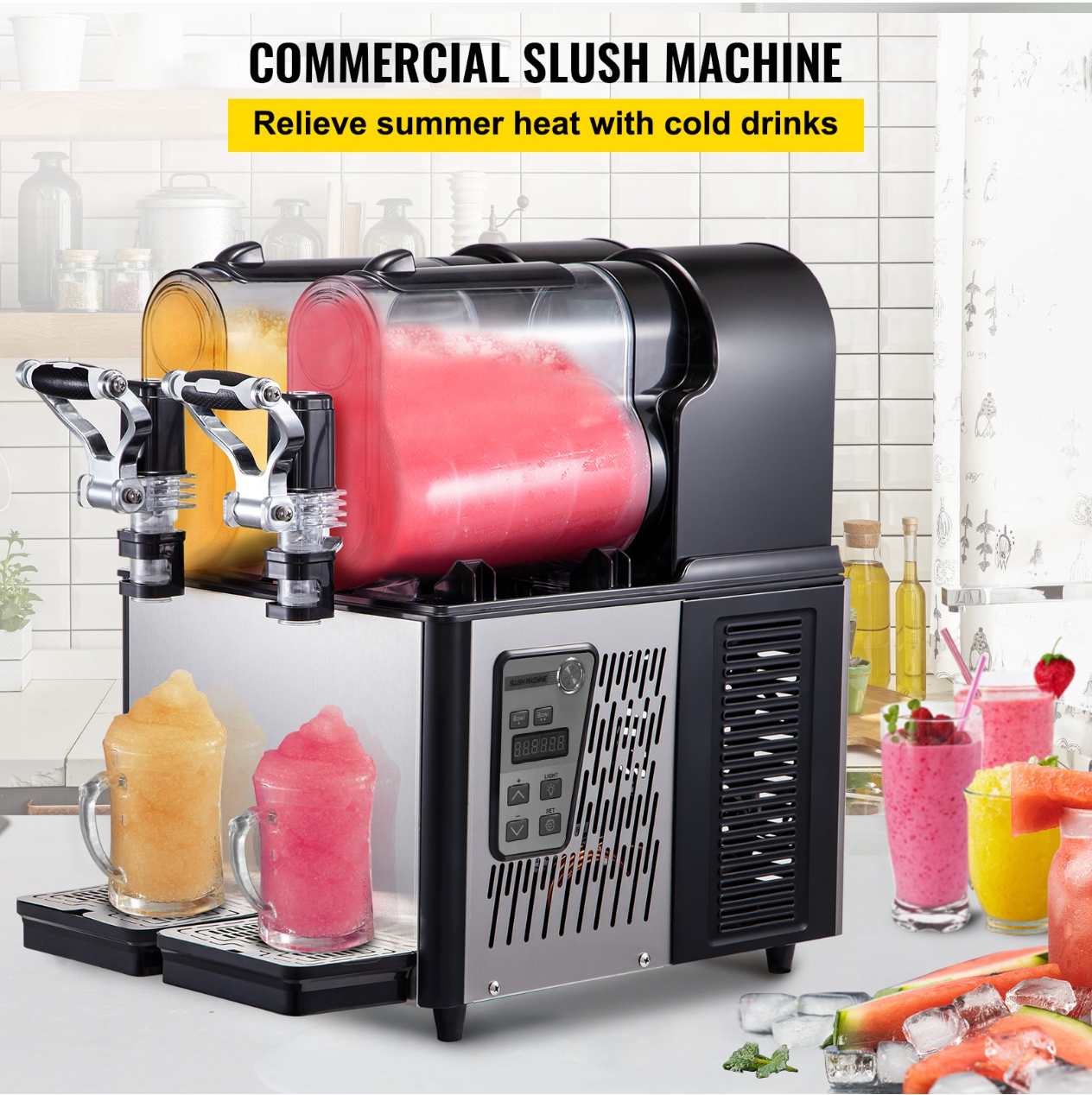 VEVOR Double Slushy Machine