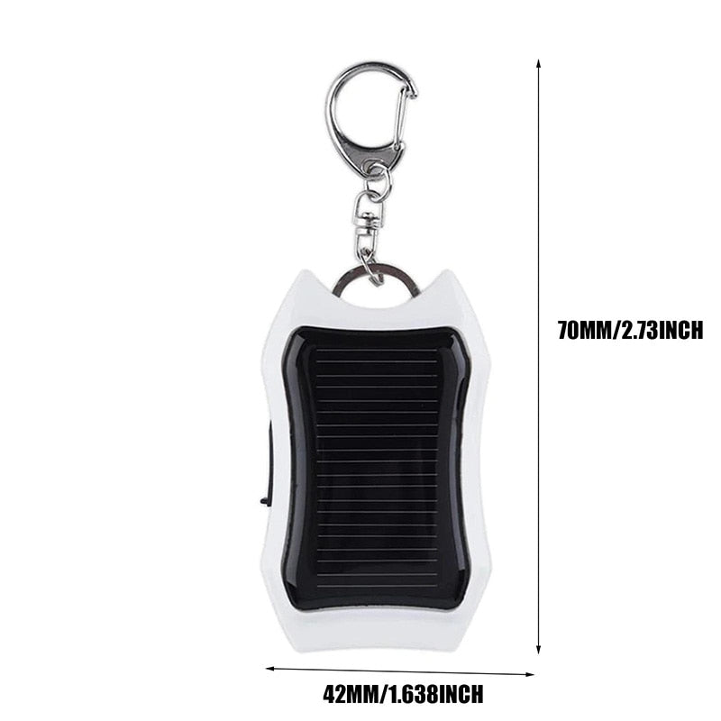 1200mAH Portable Solar Power Bank Keychain