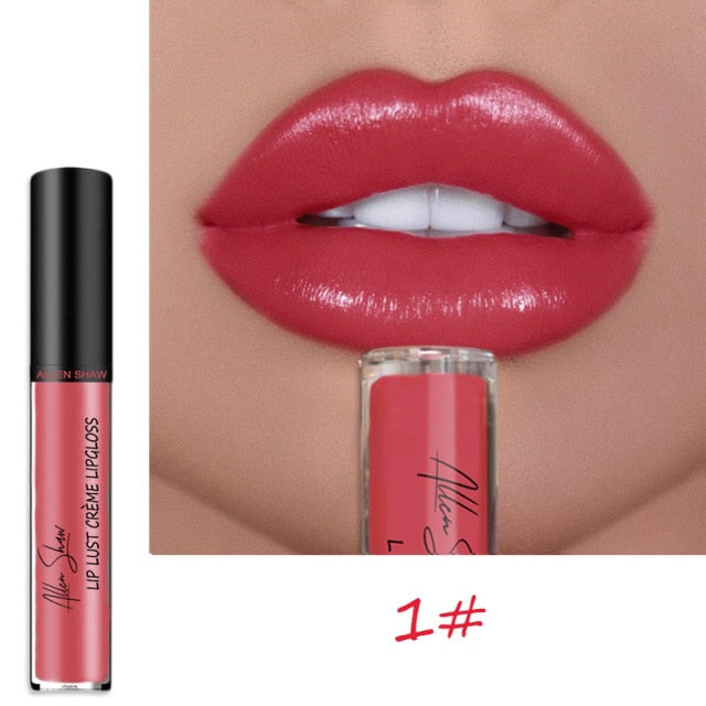 12 Color Cream Texture Lipstick Waterproof