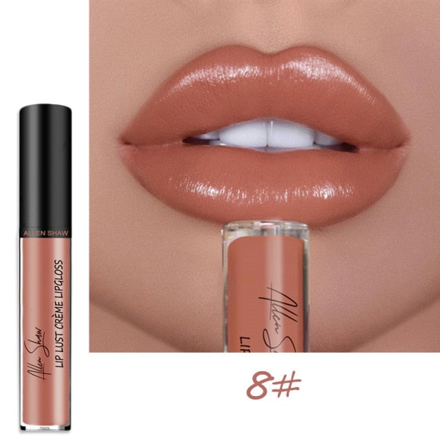 12 Color Cream Texture Lipstick Waterproof