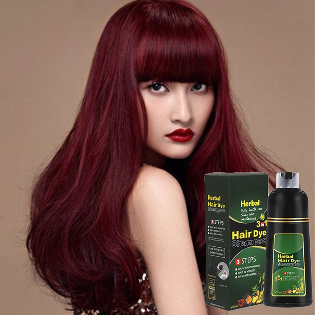 10 Mins Herbal Hair Darkening Shampoo