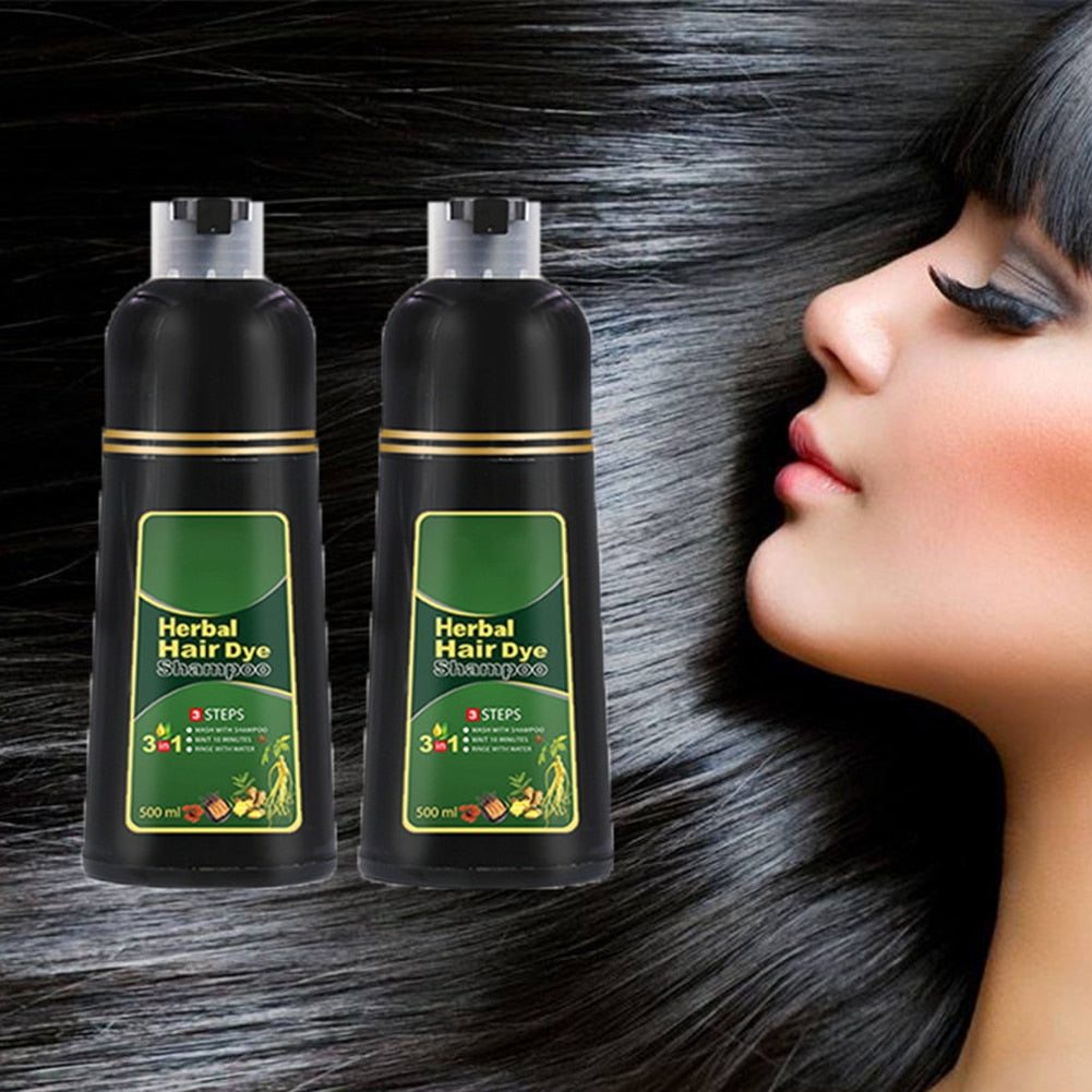 10 Mins Herbal Hair Darkening Shampoo