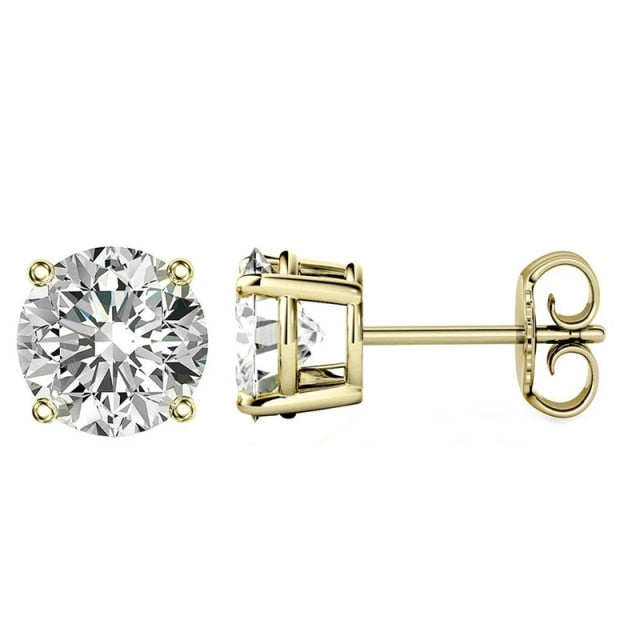 0.5 - 1  CT Double Under Halo Diamond Studs Earrings