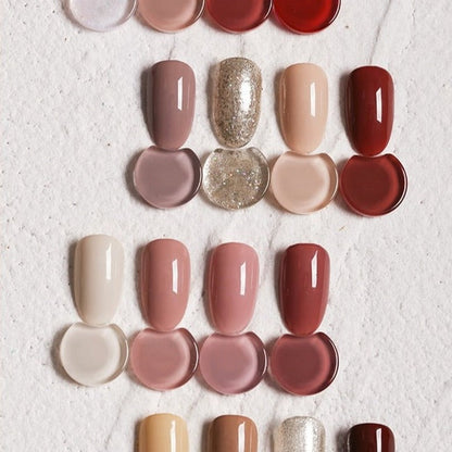 16 Colors Solid Butter Nail Gel Palette