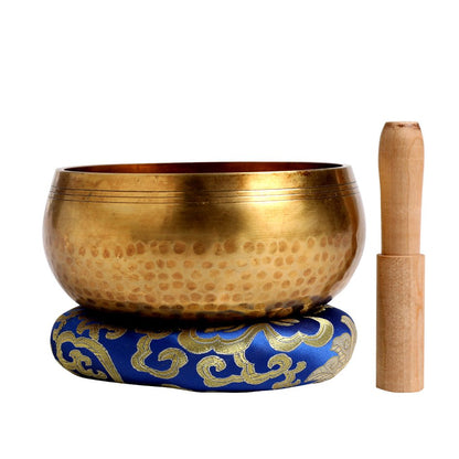 Silent Mind Tibetan Singing Bowl Set Antique Design