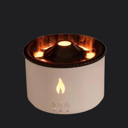 Volcano Aroma Diffuser - Humidifier Flame and Volcano for Bedroom, Living Room, Office, Spa & Yoga